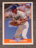 1989 Score #332 Mickey Hatcher
