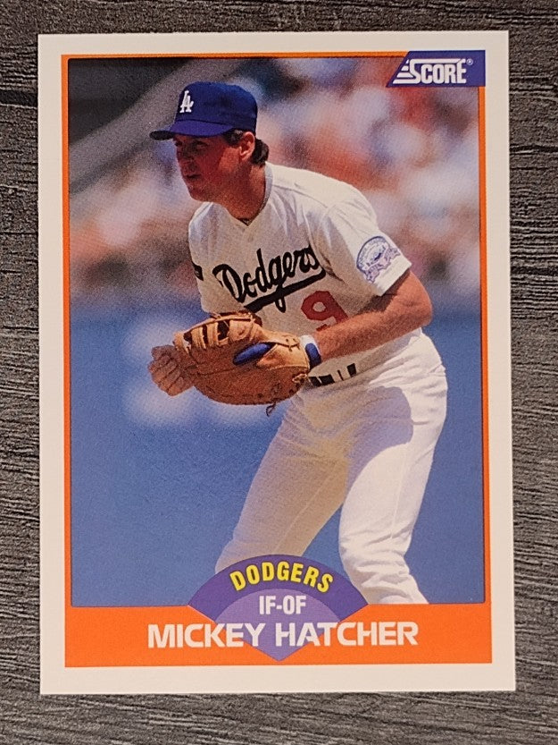 1989 Score #332 Mickey Hatcher