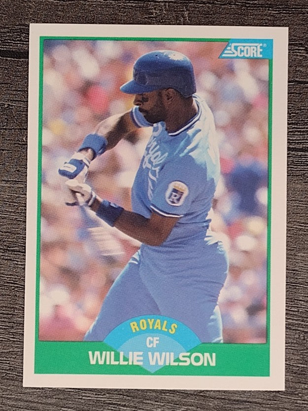 1989 Score #28 Willie Wilson