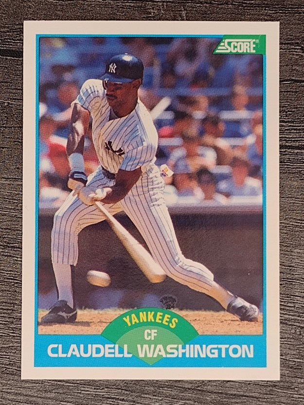 1989 Score #211 Claudell Washington