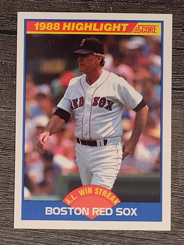 1989 Score #660 Boston Red Sox HL