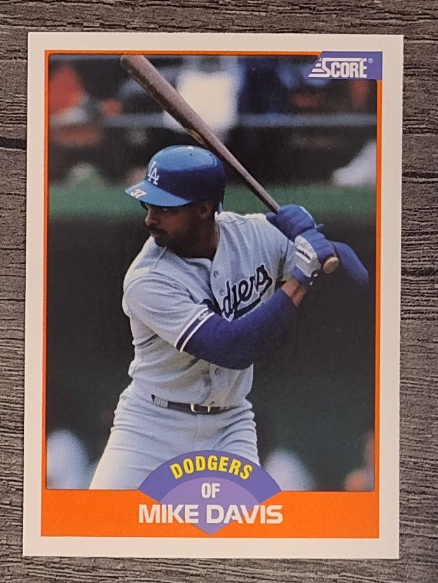 1989 Score #376 Mike Davis