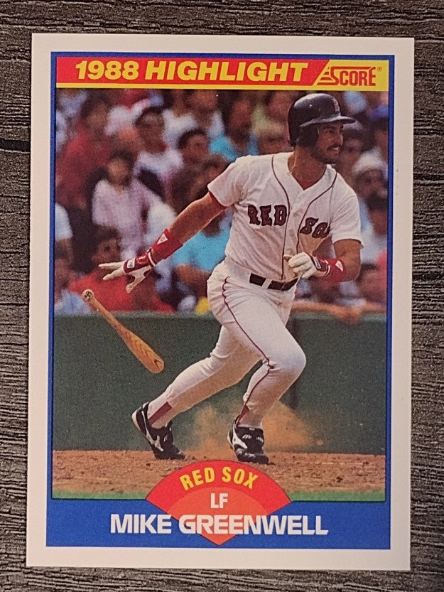 1989 Score #659 Mike Greenwell HL