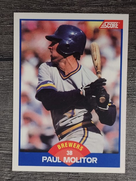 1989 Score #565 Paul Molitor