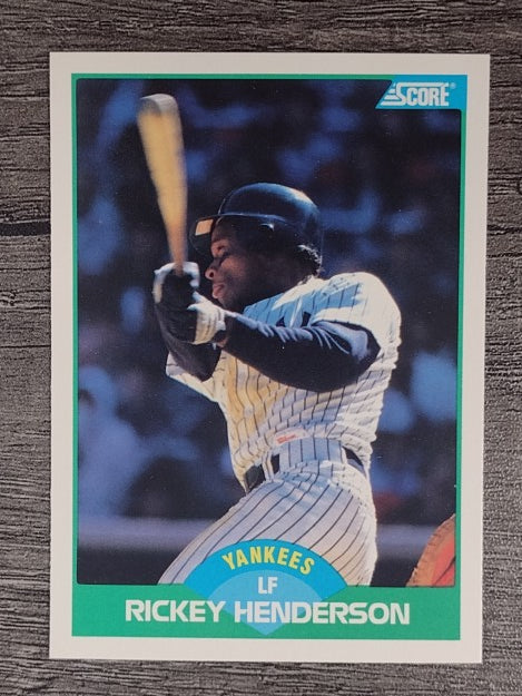 1989 Score #70 Rickey Henderson