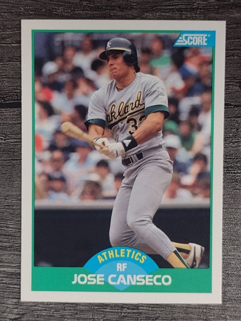1989 Score #1 Jose Canseco