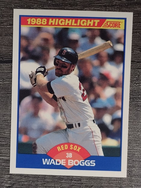 1989 Score #654B Wade Boggs HL COR