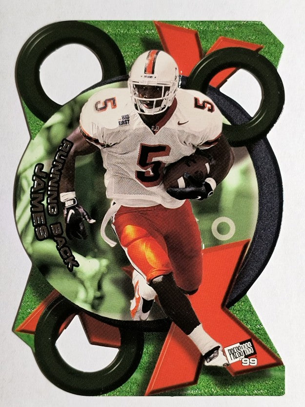 1999 Press Pass X's and O's #XO5 Edgerrin James
