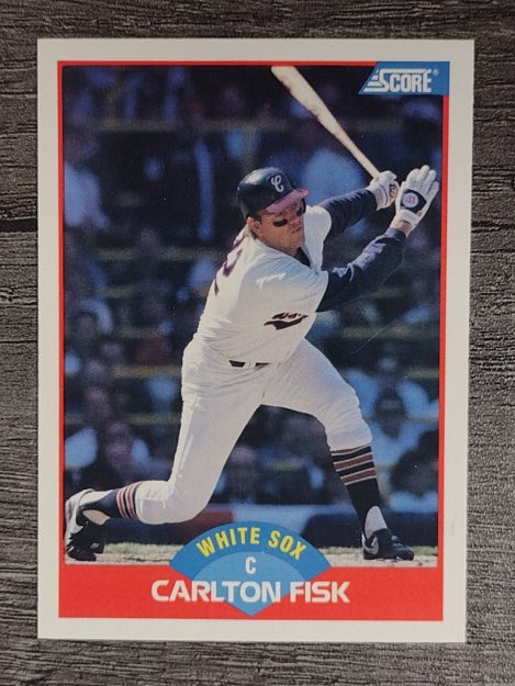 1989 Score #449 Carlton Fisk