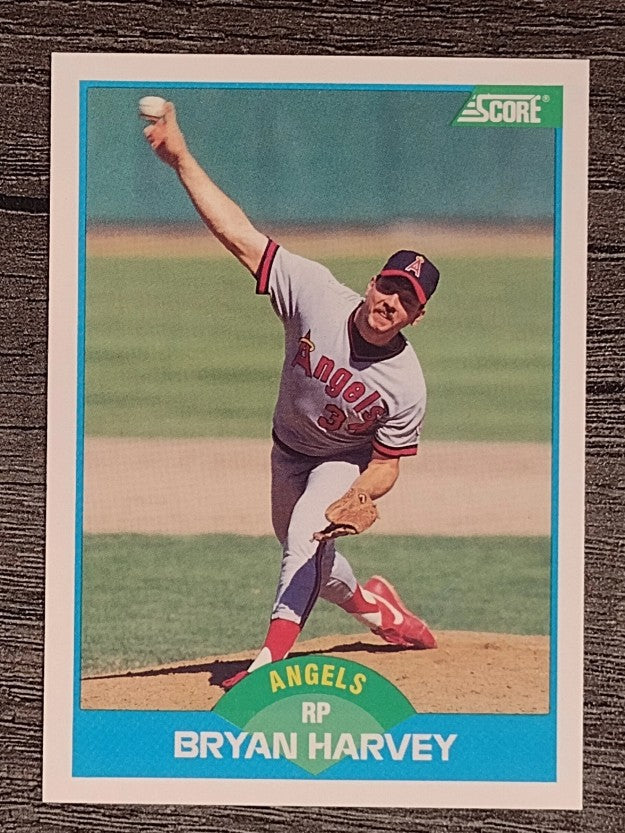 1989 Score #185 Bryan Harvey RC