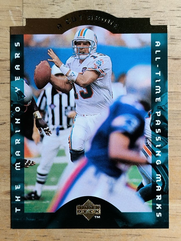 1996 Collector's Choice Dan Marino A Cut Above #CA7 Dan Marino/All-Time Passing