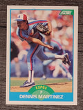 1989 Score #114 Dennis Martinez