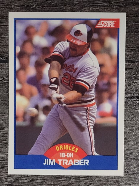 1989 Score #590 Jim Traber