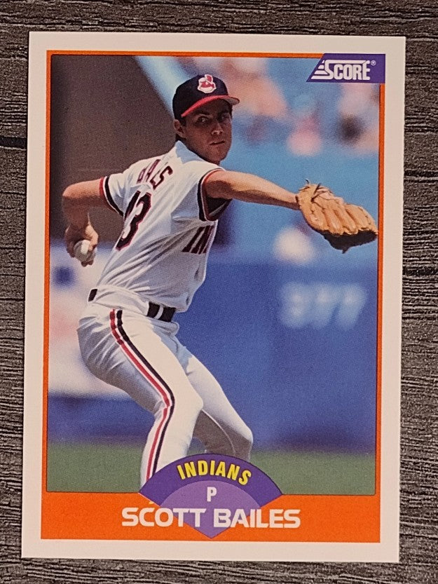 1989 Score #424 Scott Bailes