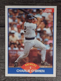 1989 Score #606 Charlie O'Brien