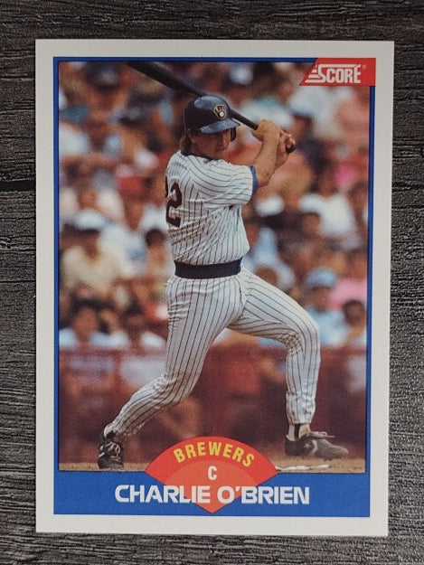 1989 Score #606 Charlie O'Brien