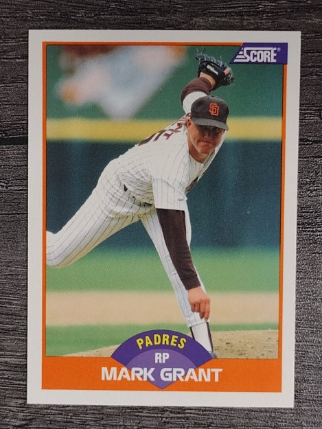 1989 Score #349 Mark Grant
