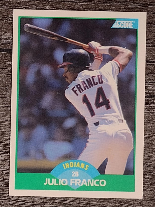 1989 Score #11 Julio Franco