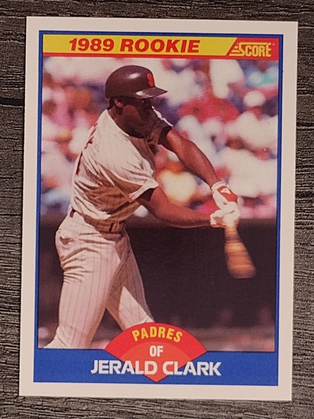 1989 Score #644 Jerald Clark RC