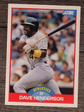 1989 Score #533 Dave Henderson