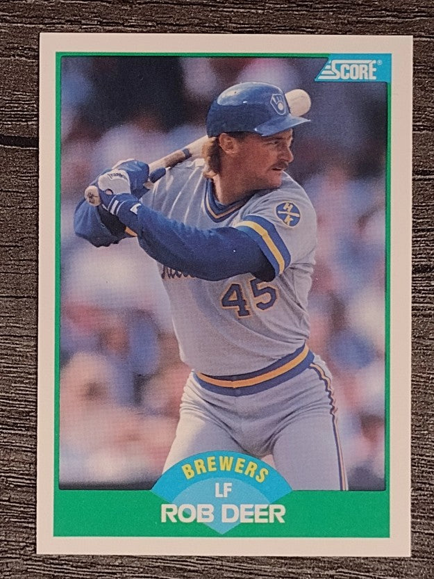 1989 Score #72 Rob Deer