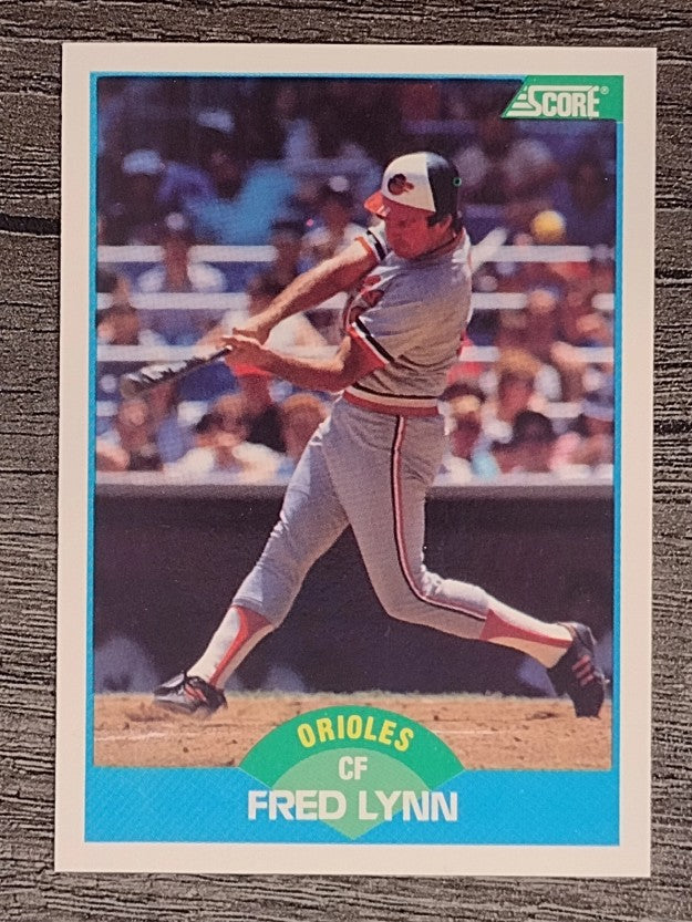 1989 Score #126 Fred Lynn