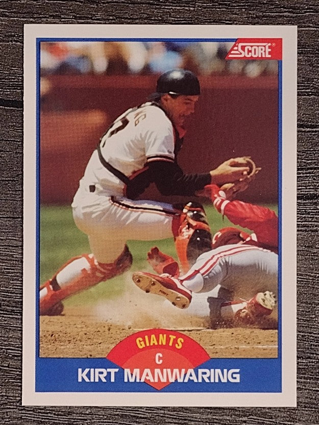 1989 Score #619 Kirt Manwaring