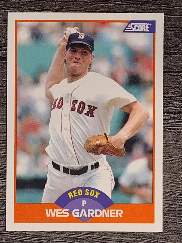 1989 Score #412 Wes Gardner