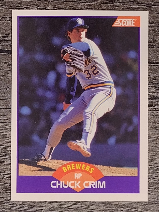 1989 Score #272 Chuck Crim