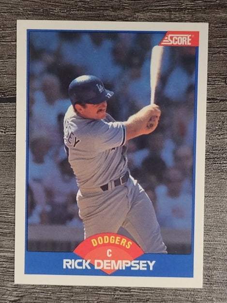 1989 Score #556 Rick Dempsey