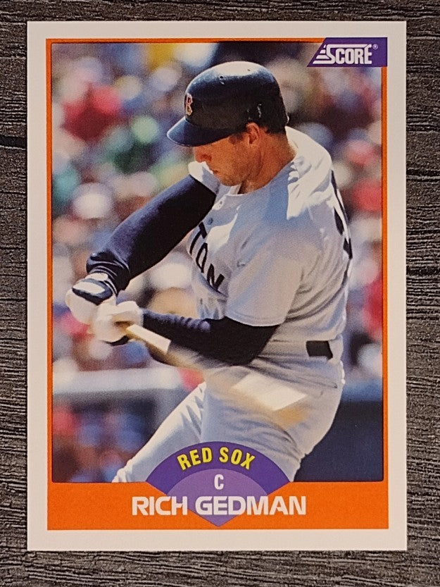 1989 Score #345 Rich Gedman
