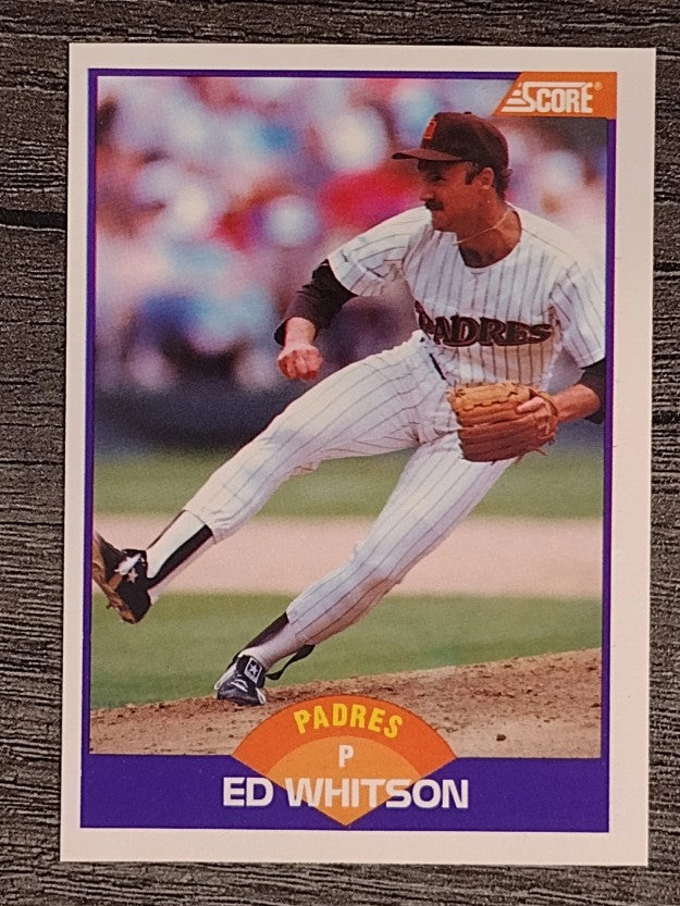 1989 Score #329 Ed Whitson