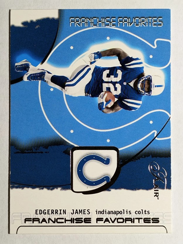 2002 Flair Franchise Favorites #9 Edgerrin James
