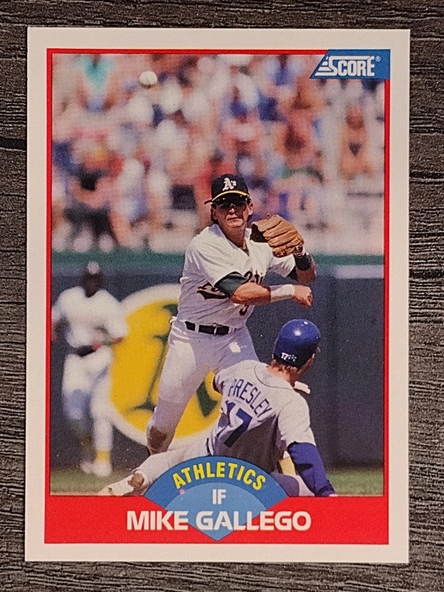 1989 Score #537 Mike Gallego