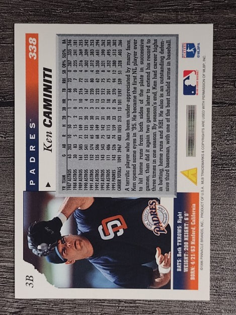 1996 Score #338 Ken Caminiti