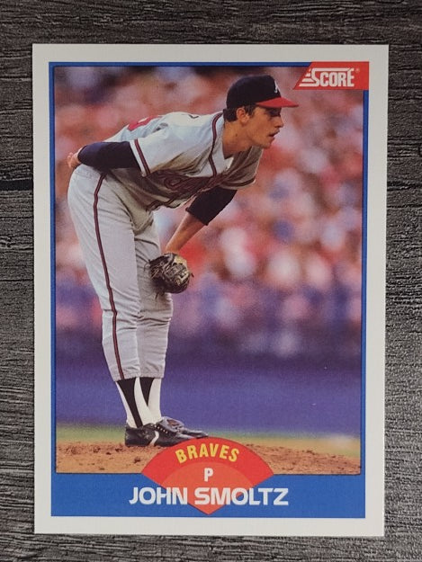 1989 Score #616 John Smoltz RC