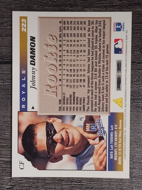 1996 Score #223 Johnny Damon