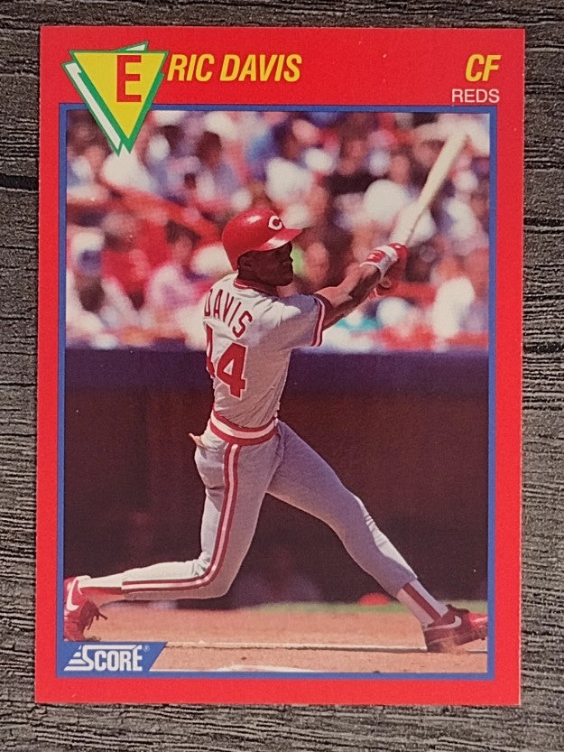 1989 Score Hottest 100 Stars #58 Eric Davis