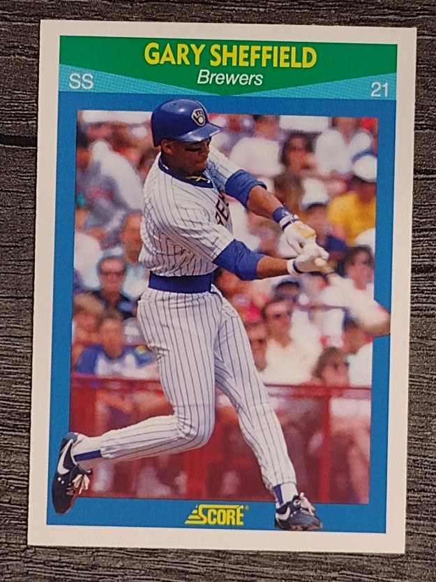 1990 Score Rising Stars #20 Gary Sheffield