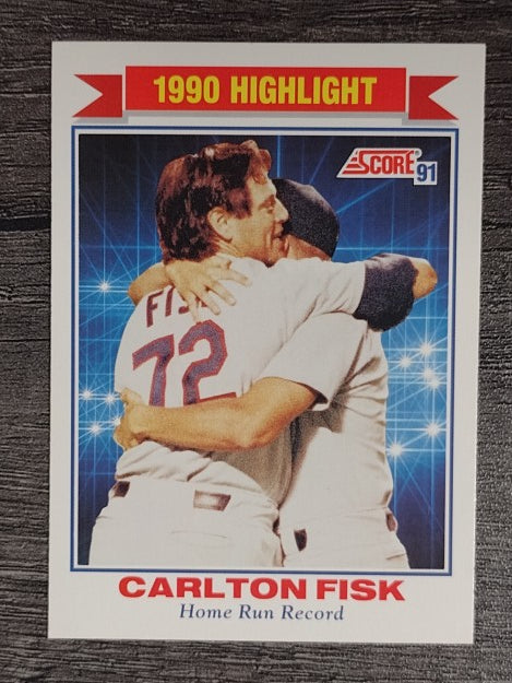 1991 Score #421 Carlton Fisk HL