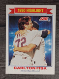 1991 Score #421 Carlton Fisk HL