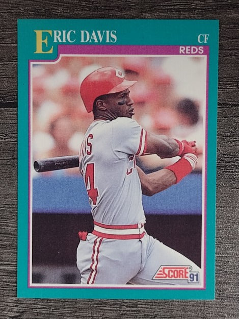 1991 Score #137 Eric Davis