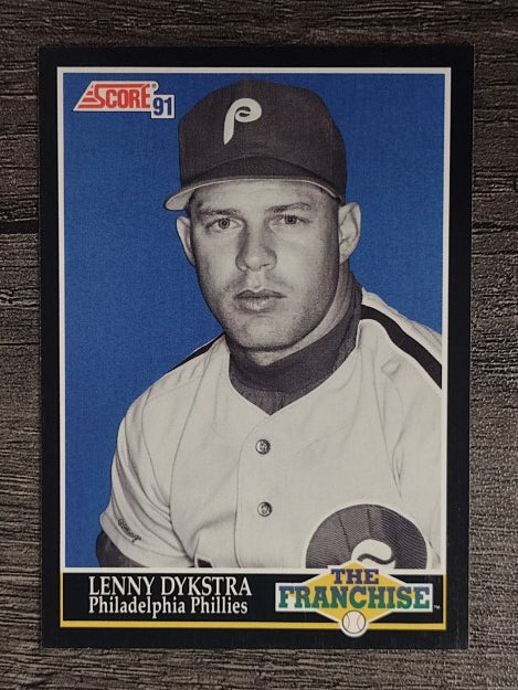 1991 Score #867 Len Dykstra FRAN
