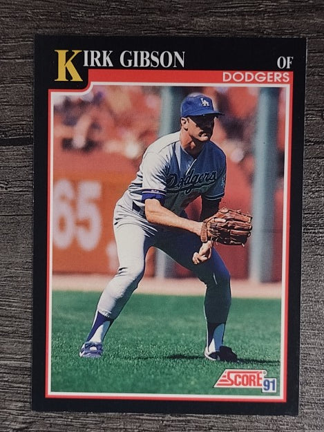 1991 Score #800 Kirk Gibson