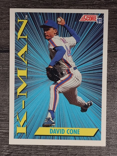 1991 Score #409 David Cone KM