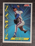 1991 Score #409 David Cone KM