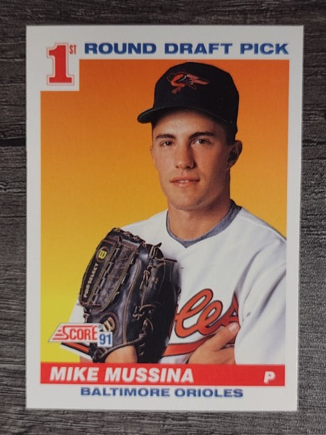 1991 Score #383 Mike Mussina RC