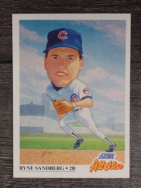 1991 Score #665 Ryne Sandberg AS
