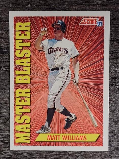1991 Score #689 Matt Williams MB