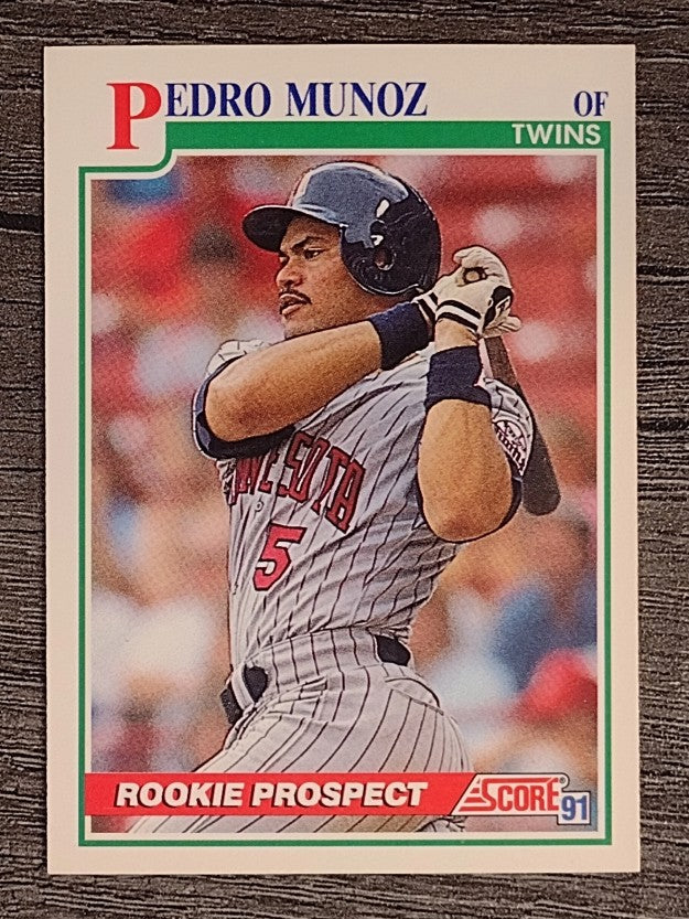 1991 Score #332 Pedro Munoz RC
